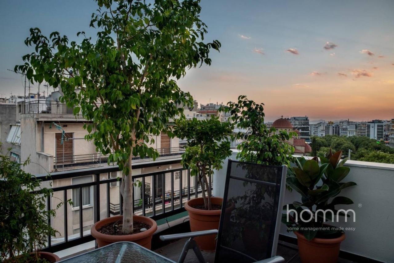 アテネ59M² Homm Loft- Penthouse With Acropolis View,2Pplアパートメント エクステリア 写真