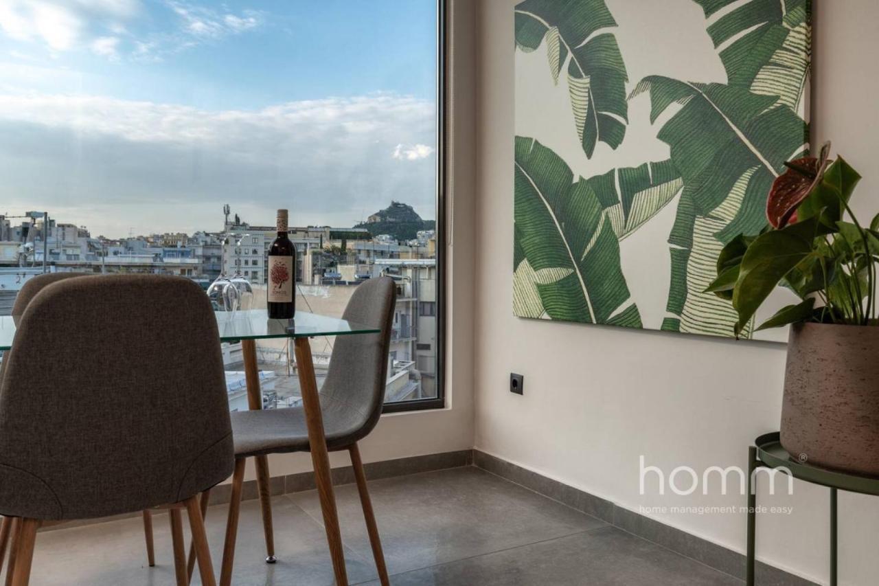 アテネ59M² Homm Loft- Penthouse With Acropolis View,2Pplアパートメント エクステリア 写真