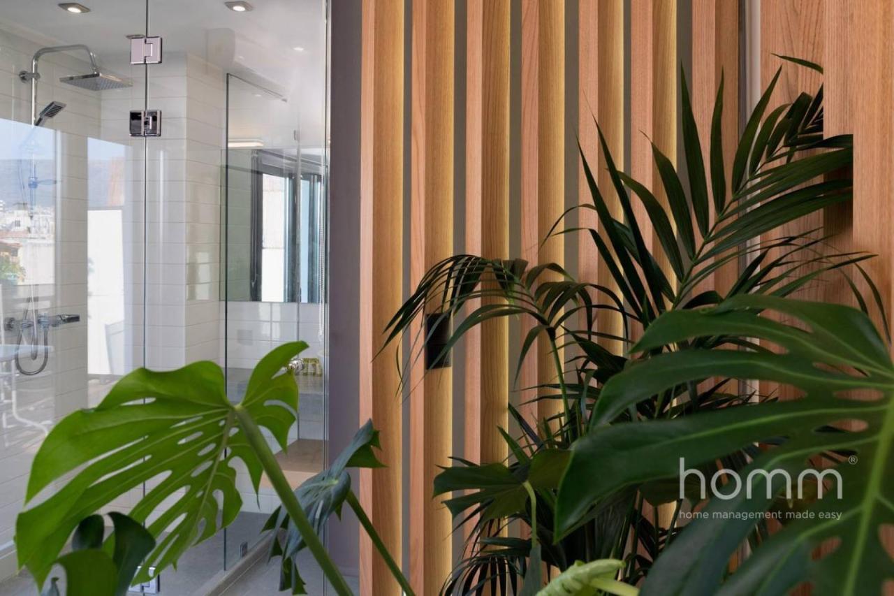 アテネ59M² Homm Loft- Penthouse With Acropolis View,2Pplアパートメント エクステリア 写真